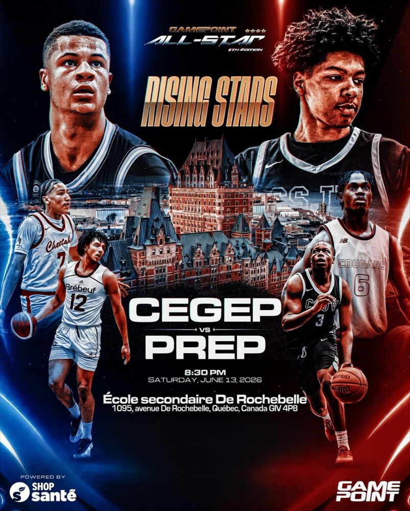 6e édition — Rising Stars CEGEP vs PREP, 13 juin 2026
