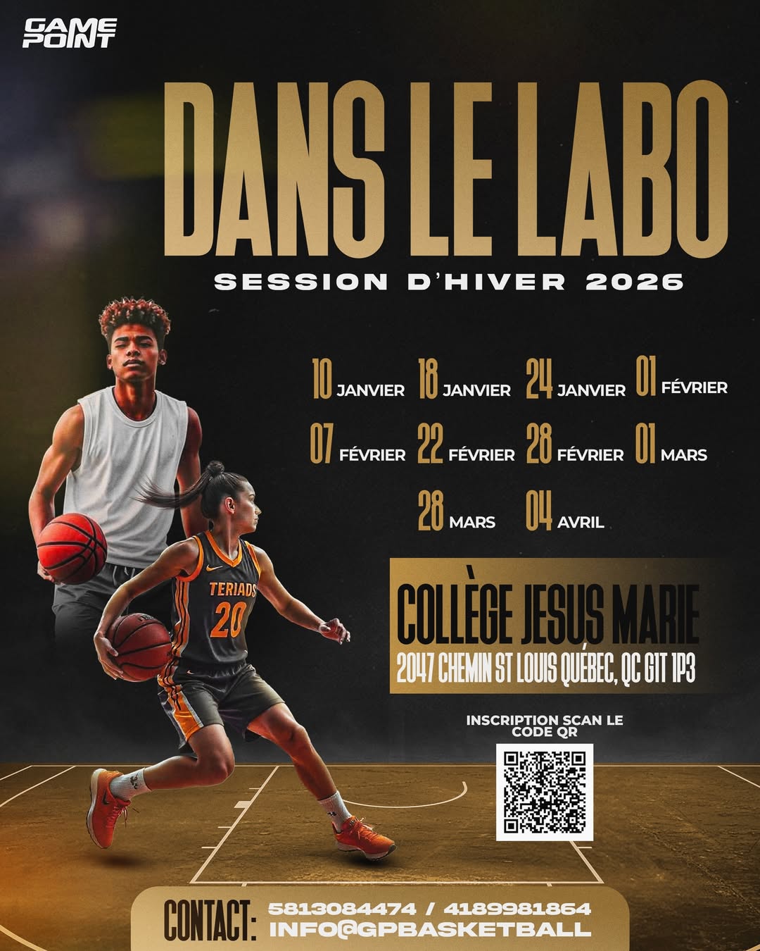 Affiche — Dans Le Labo, session hiver 2026